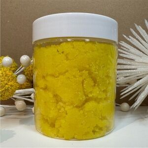 Handcrafted Fine Sugar Scrub- Lemon Vanilla
